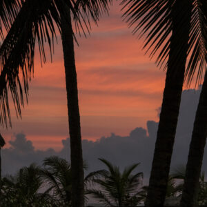 Caribbean Sunrise Fotografia na plótnie 150x50cm
